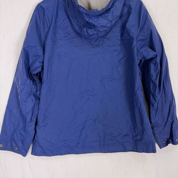 Carhartt Women's Blue 100% Nylon Hooded Full Zip Up Mesh Lined Jacket Size Small - Picture 10 of 12